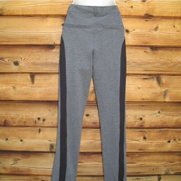 NWT Gray Black knit Leggings Skinny Pants - Picture 6 of 8